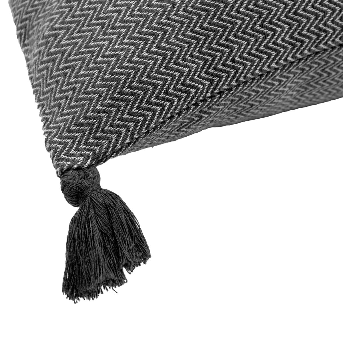 Coussin coton STOCKHOLM noir, FEBRONIE