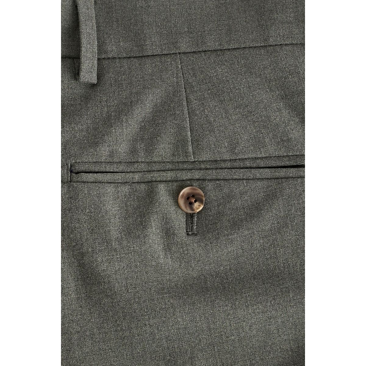 Pantalon de costume stretch vert marron, NEXT