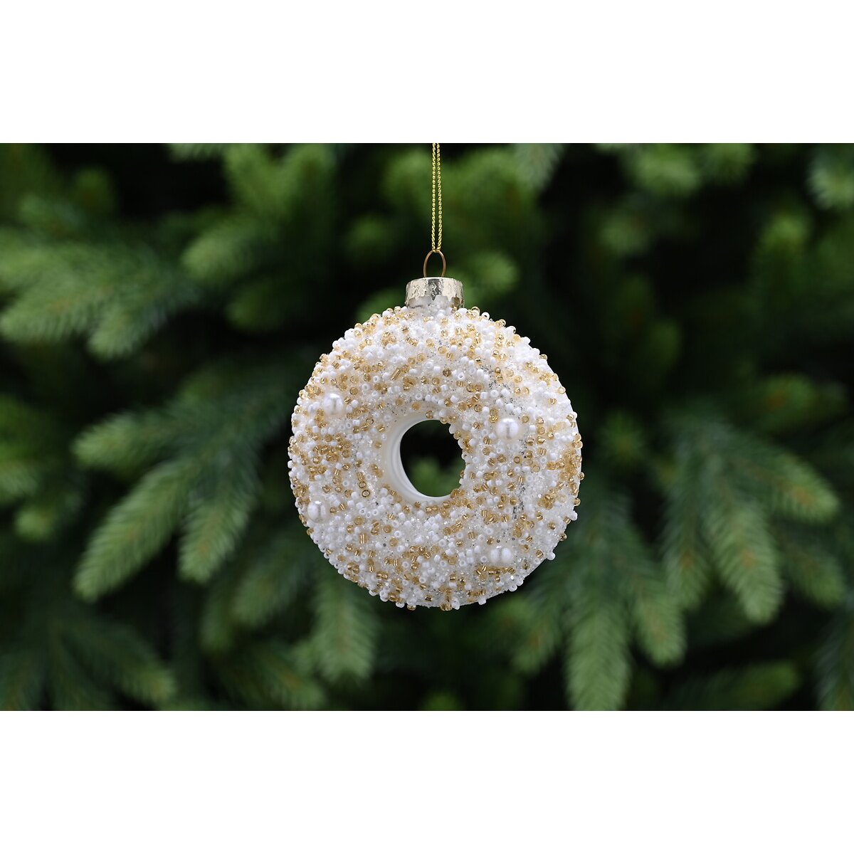 Set of 3 Sprinkle Dessert baubles multi-coloured, SO'HOME