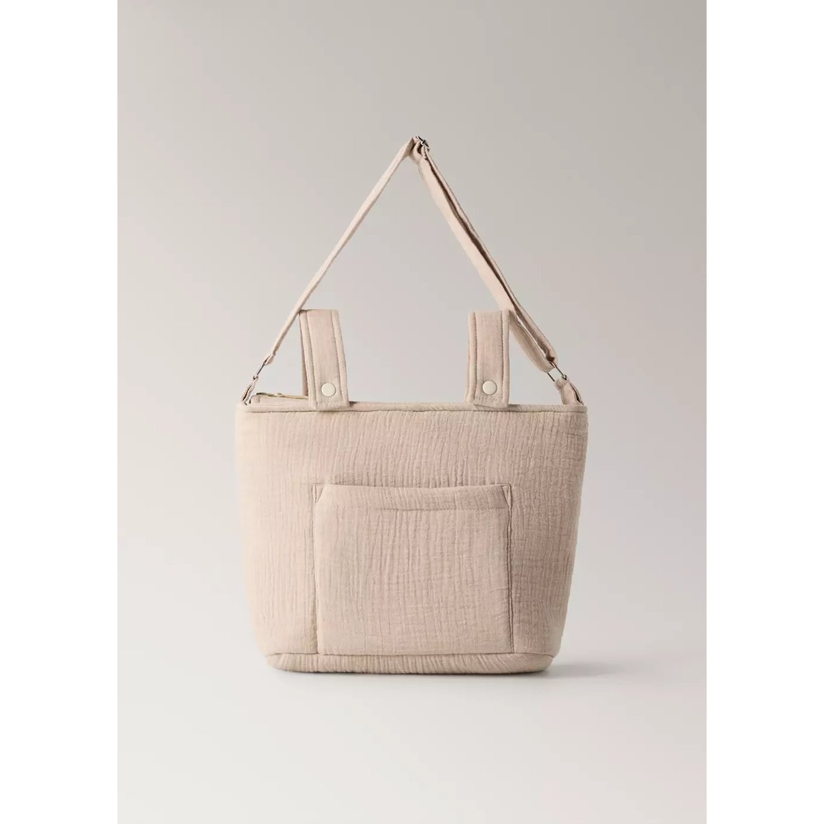 Sac de maternité en gaze de coton beige, MANGO HOME