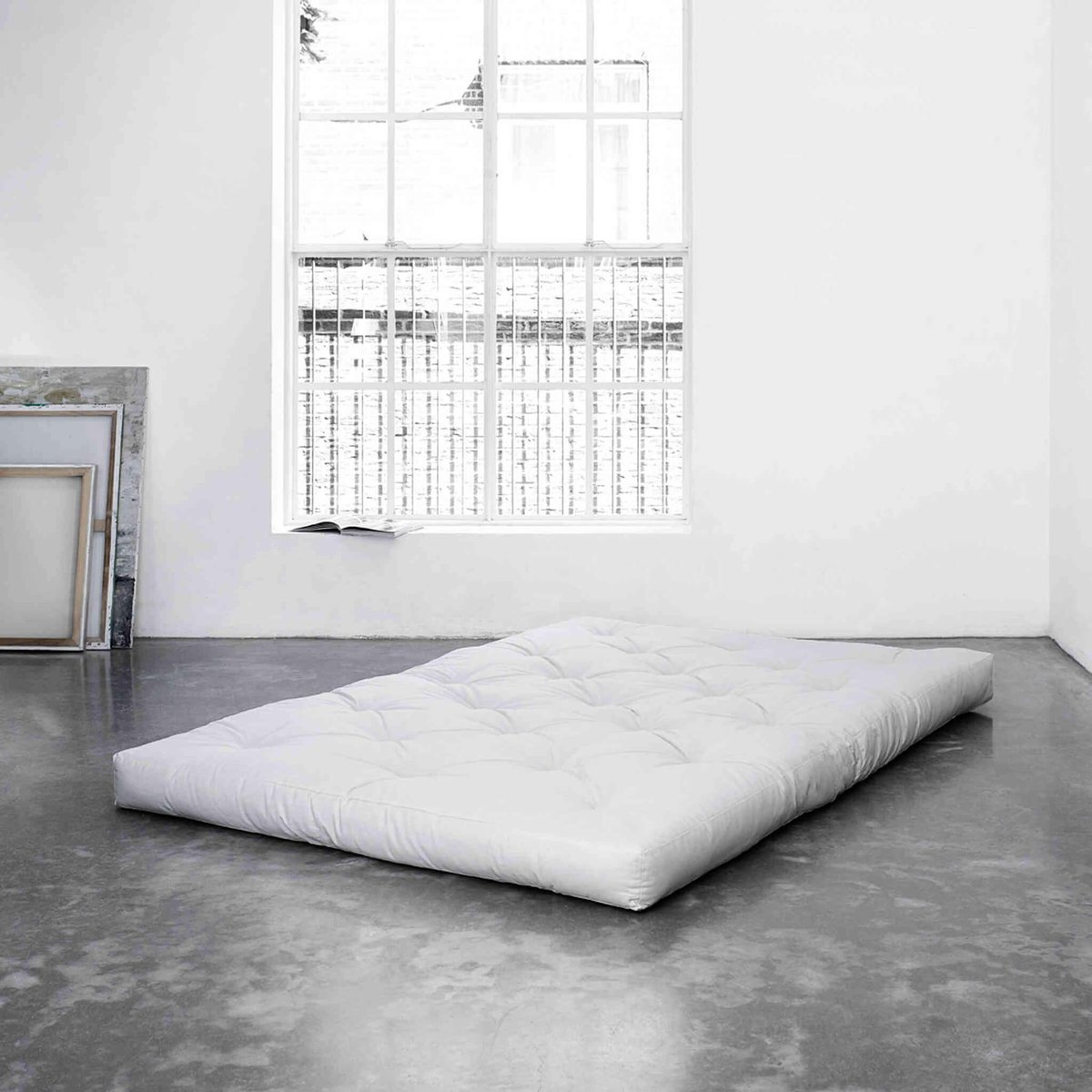 Matelas futon 18 cm double cœur en latex bois clair, KARUP DESIGN