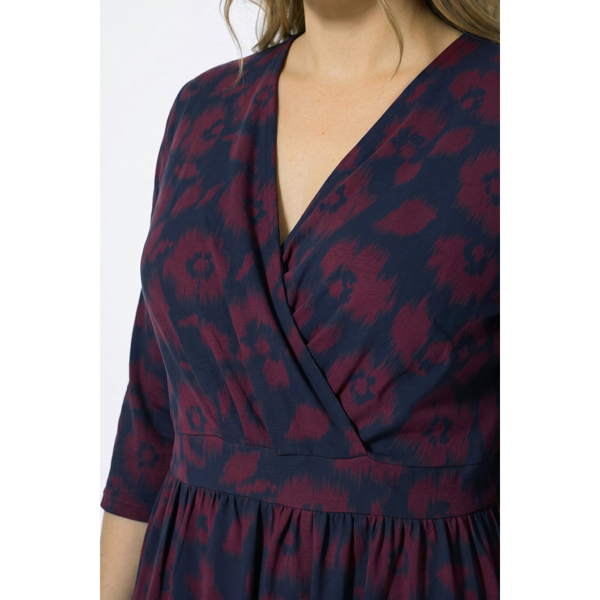 Robe en jersey de coton bio marine, ULLA POPKEN