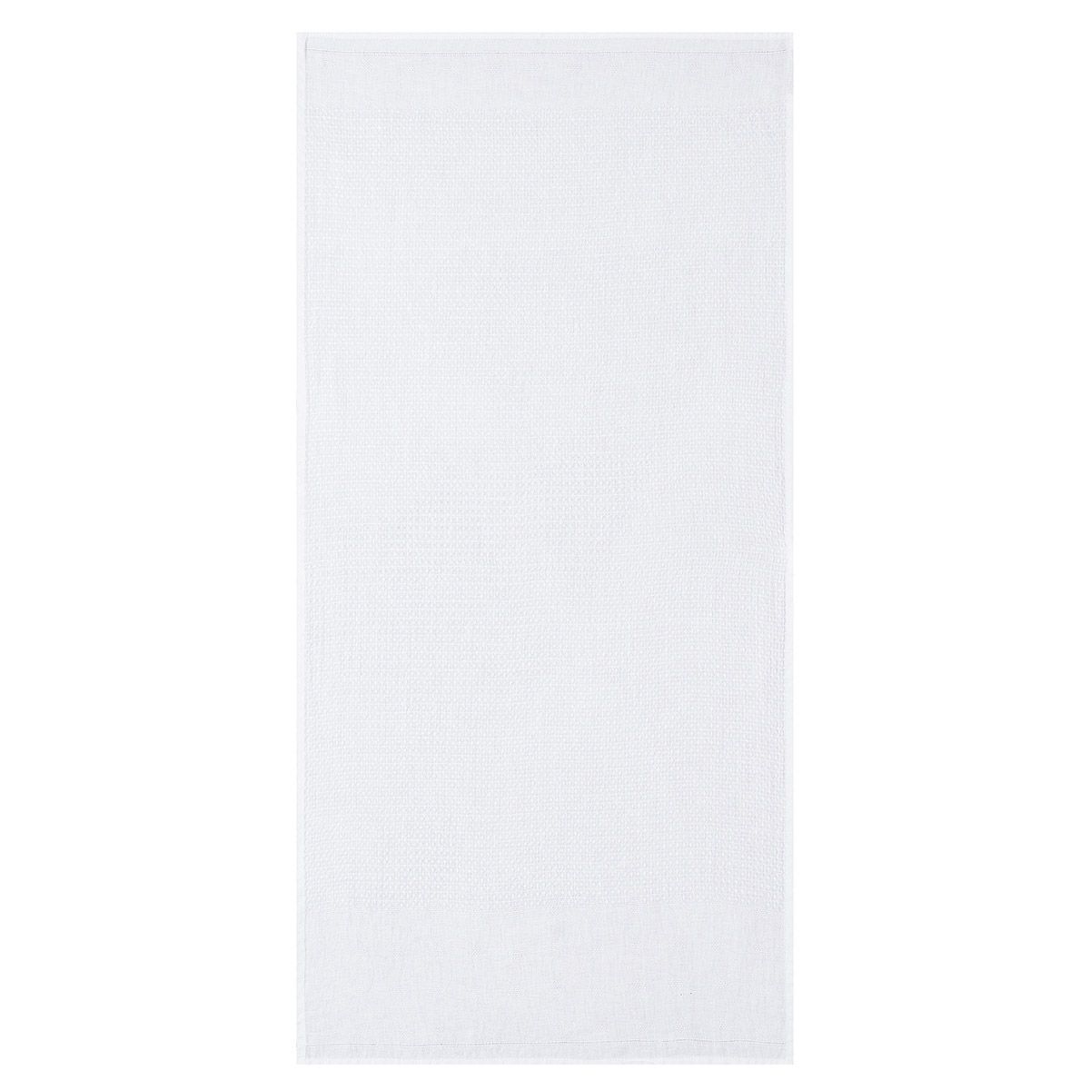 Drap de bain Lula Blanc 90x150 100% lin blanc blanc, LE JACQUARD FRANCAIS