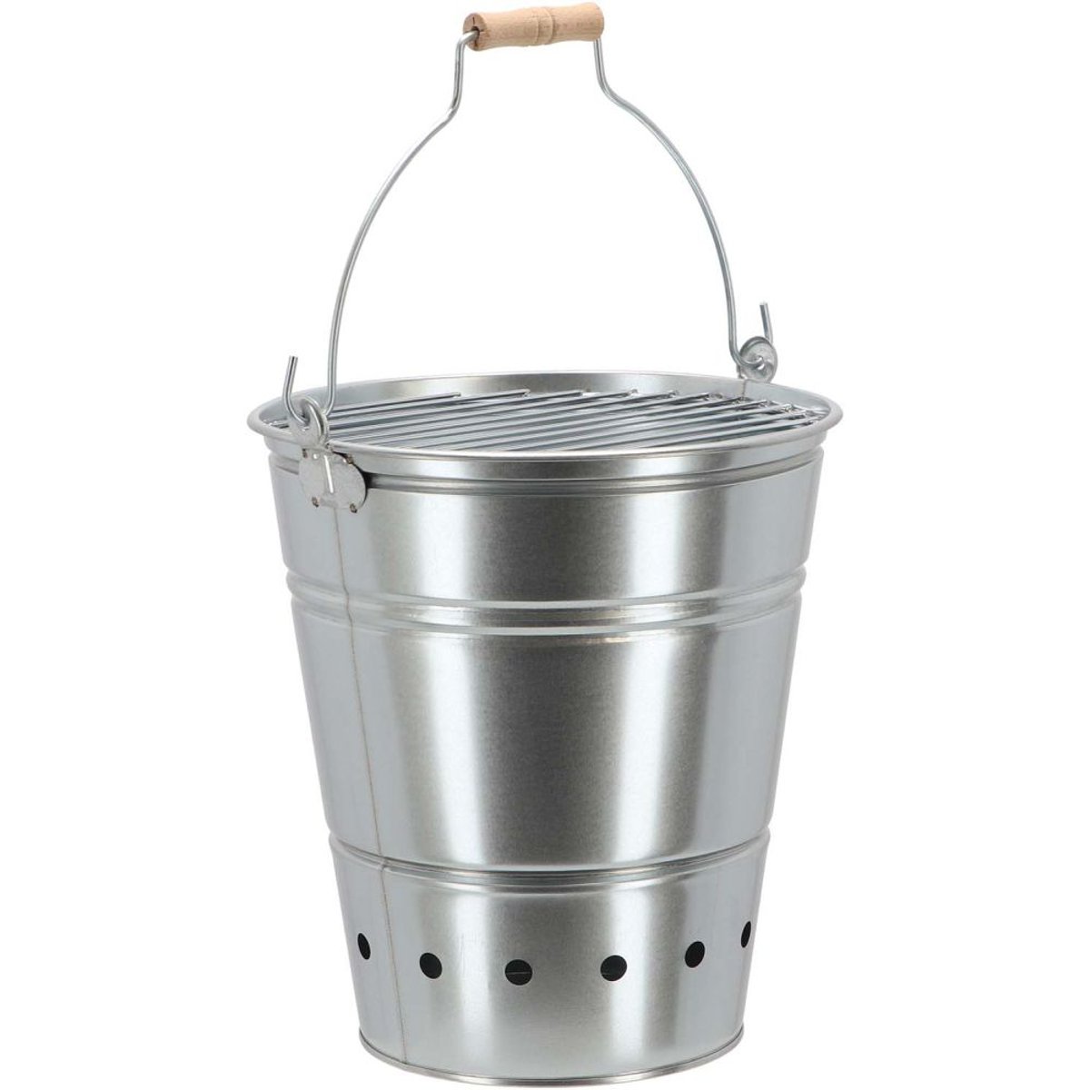 Seau barbecue en métal stackable, FANCY FLAMES