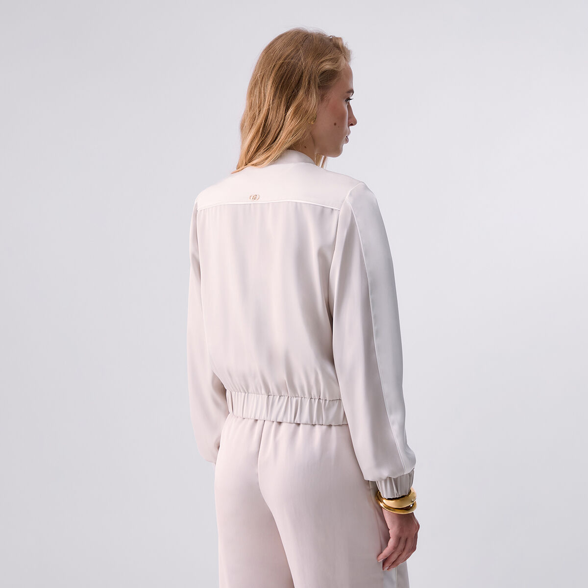 Veste en satin blanc, LIU JO
