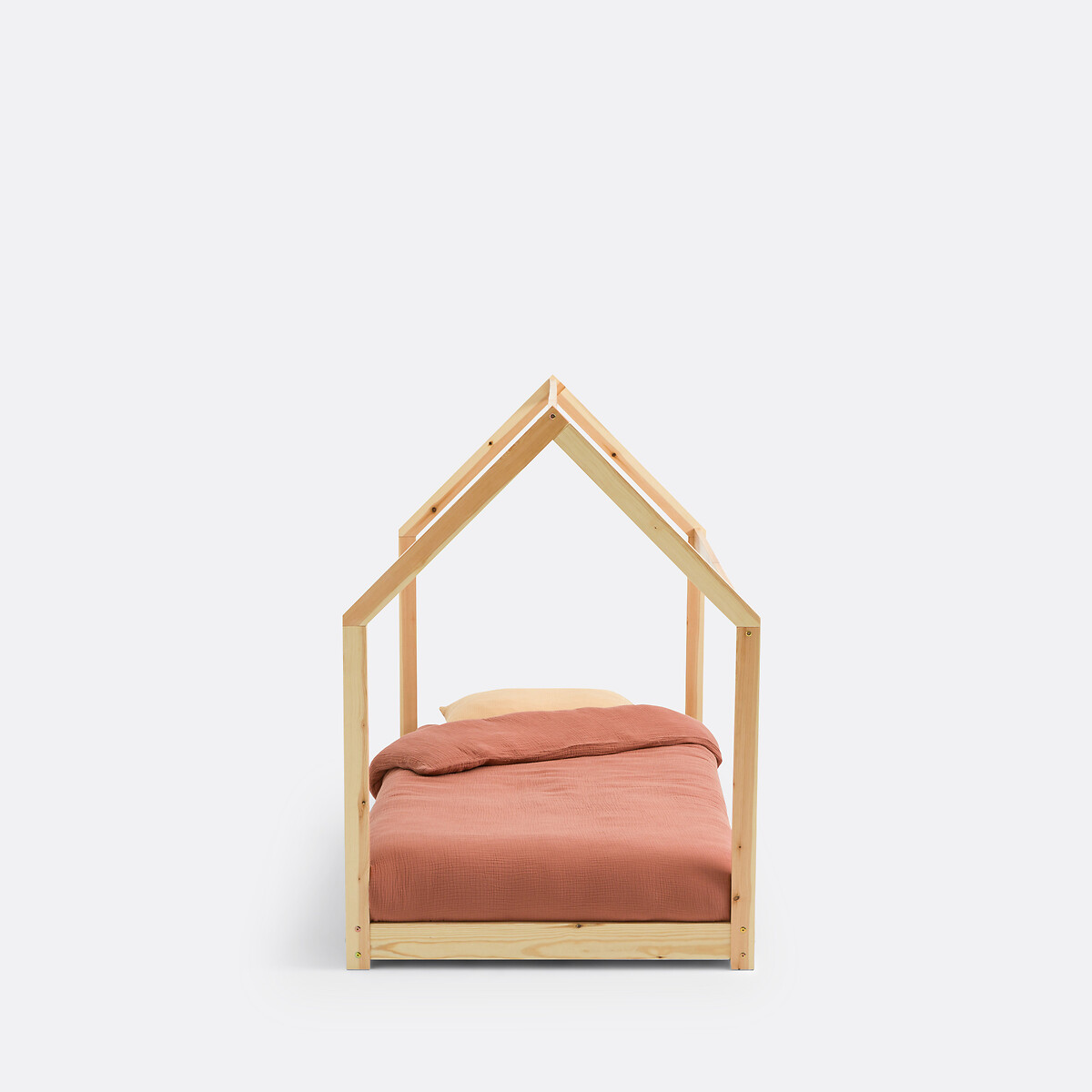 Caban bed in massief dennenhout met lattenbodem, Archi naturel, LA REDOUTE INTERIEURS