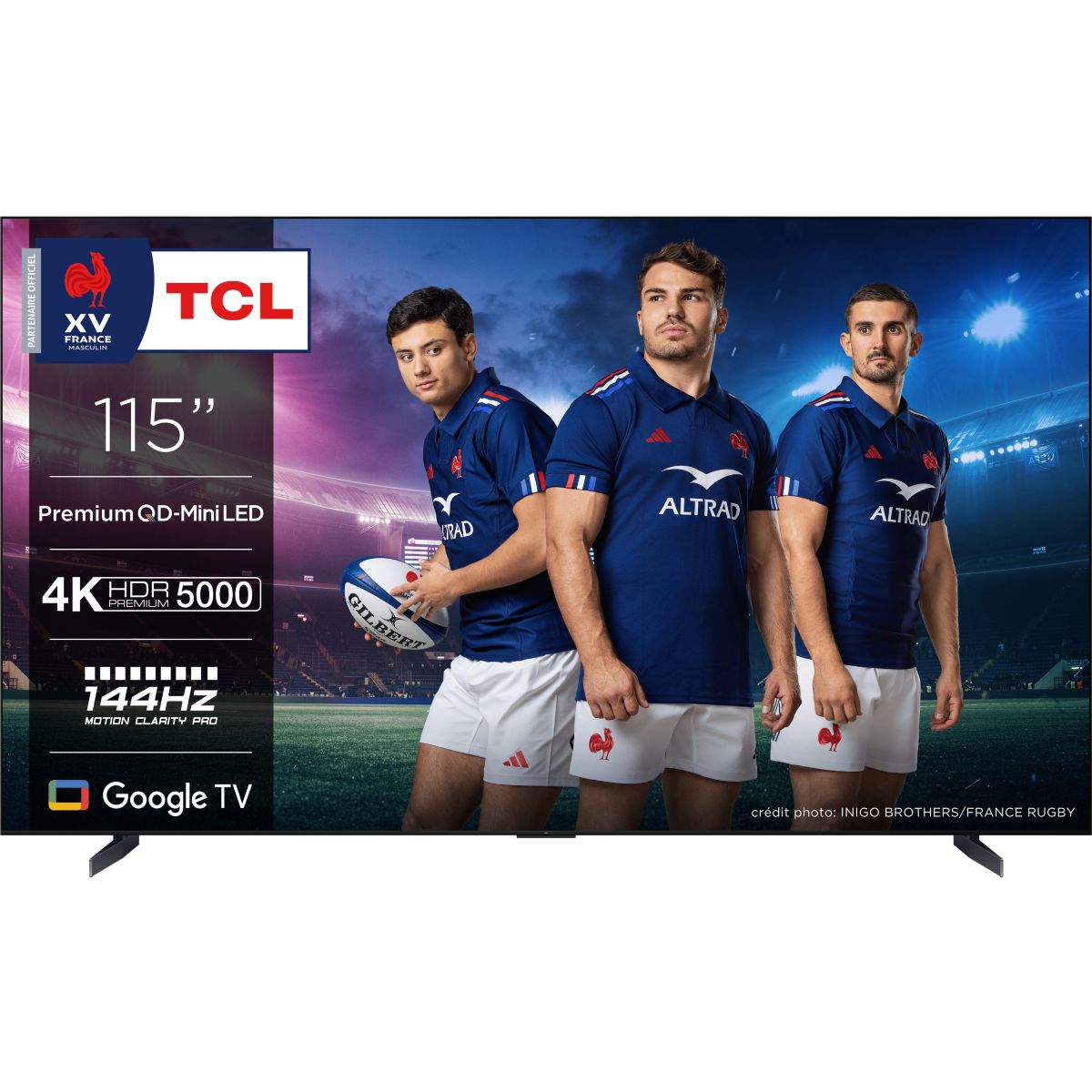 TV Mini Led 115X955MAX-115 pouces (291cm) couleur unique, TCL