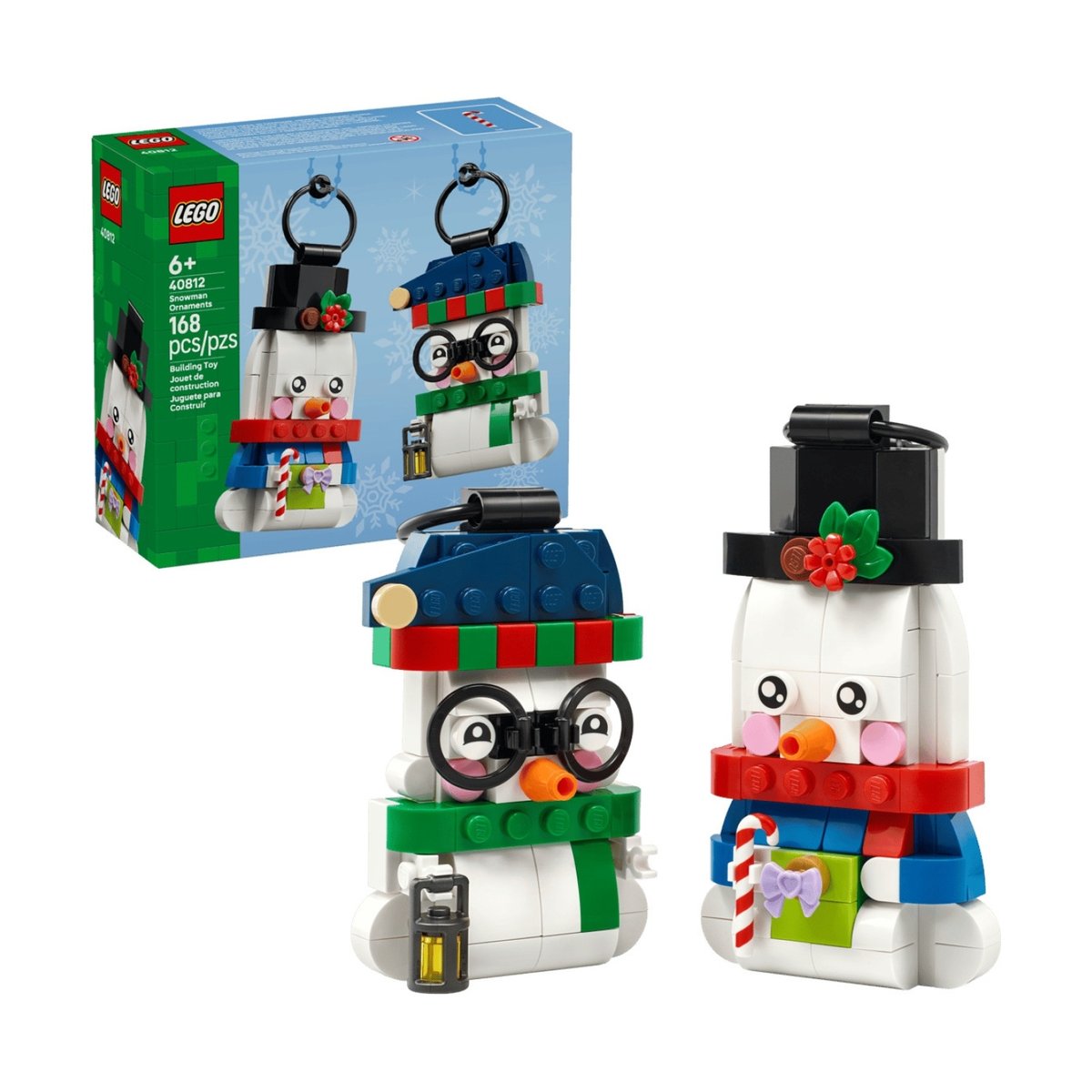 Les bonshommes de neige décoratifs multicolore, LEGO