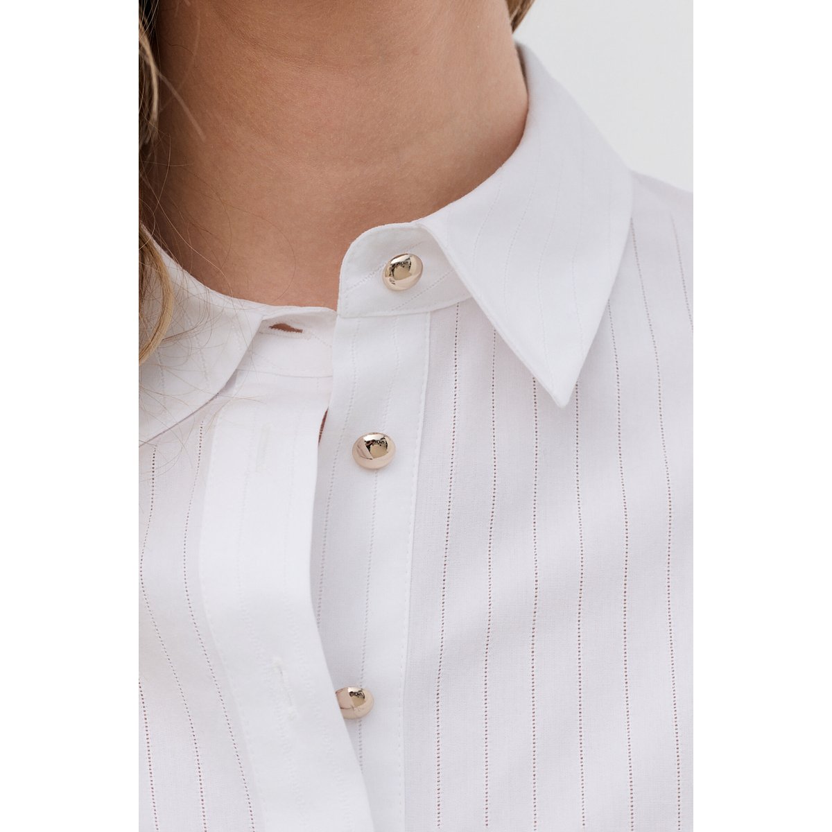 Chemise Carmen blanc, CAROLL