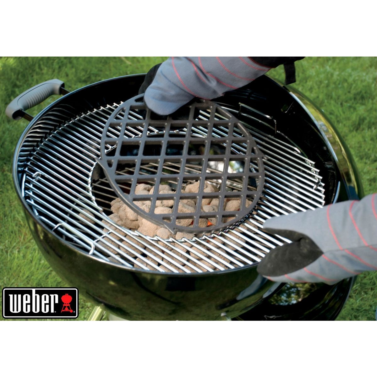Grille barbecue de saisie Gourmet BBQ System GBS noir, WEBER