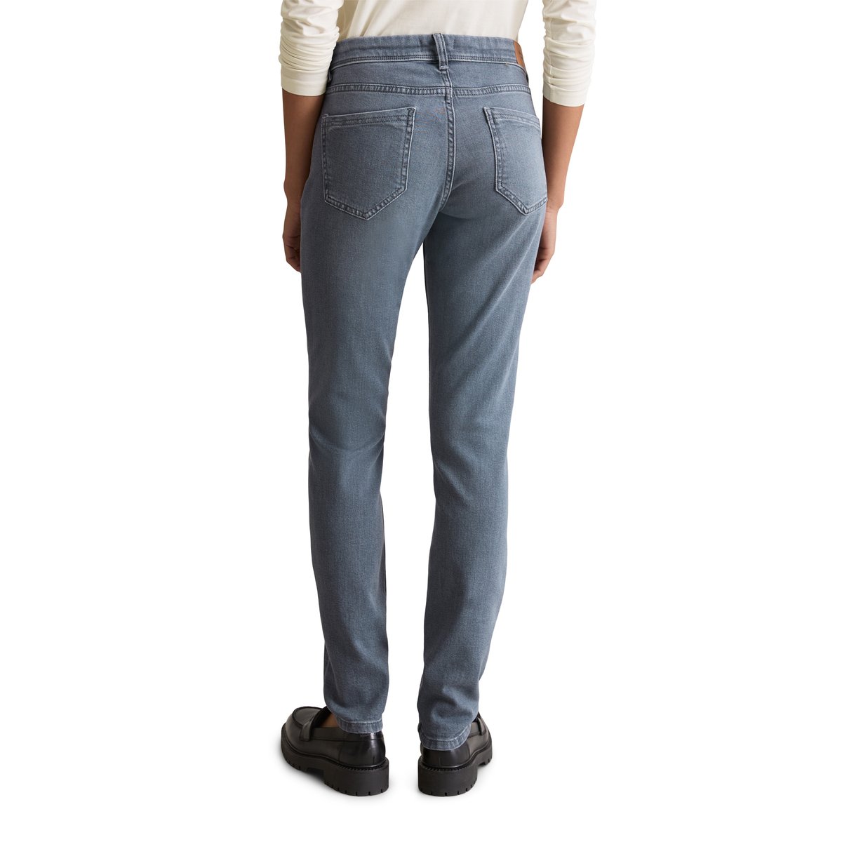 Jeans modèle Alva slim en mélange de coton organique bleu clair, MARC O’POLO DENIM