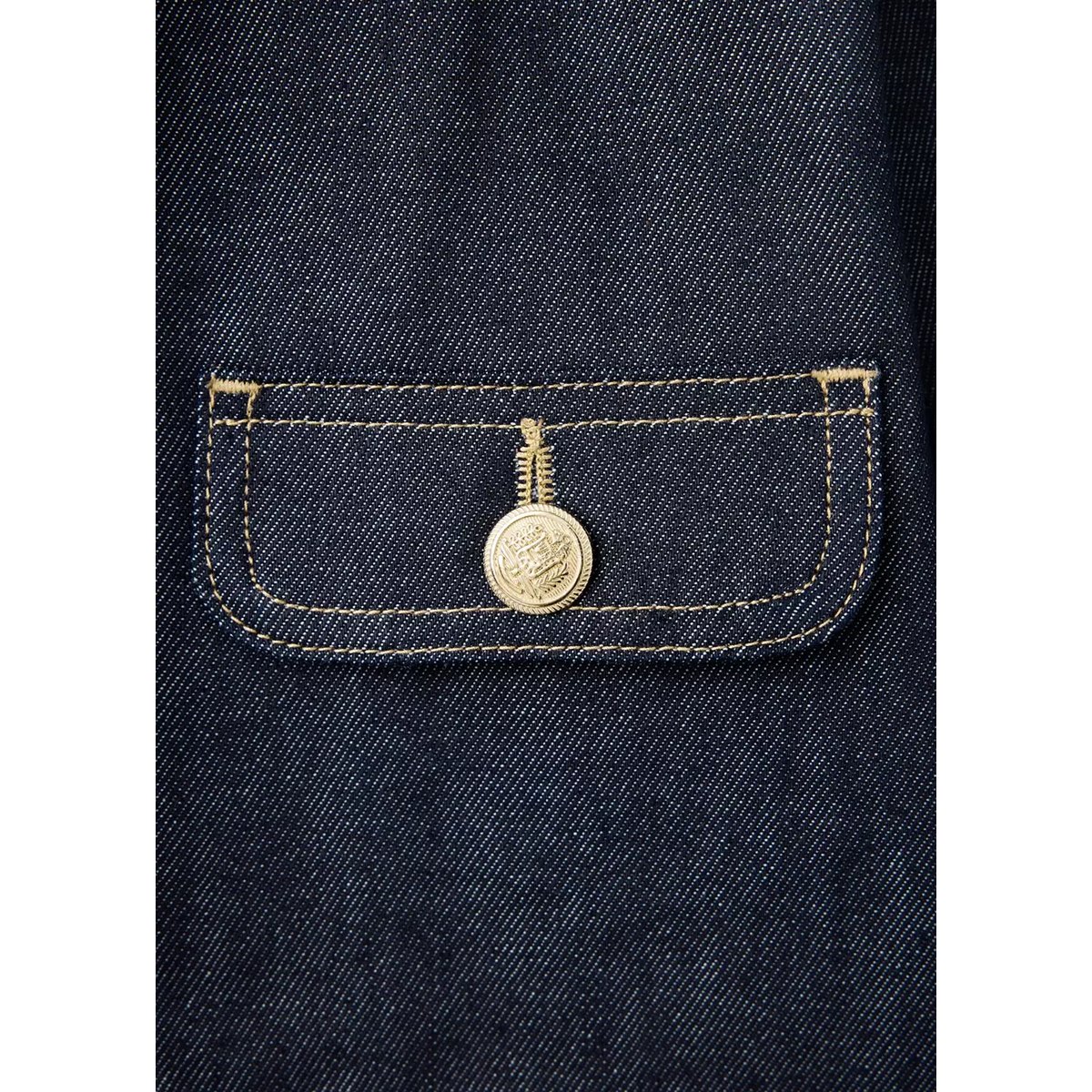 Veste denim poches bleu, MANGO