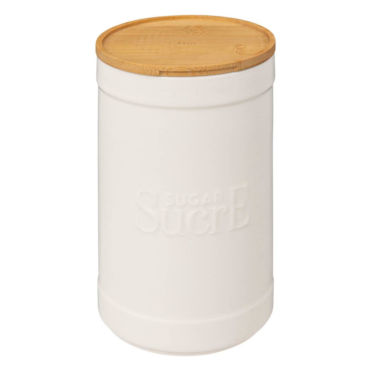Boîte à sucre en céramique NATURÉO blanc, 5FIVE SIMPLY SMART
