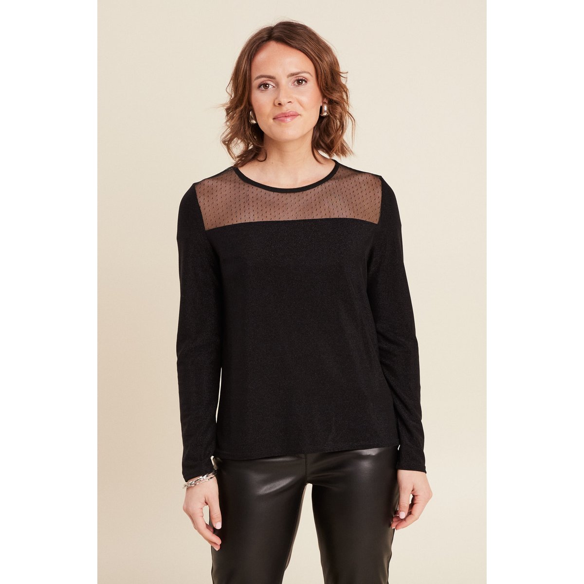 T-shirt manches longues noir, BREAL