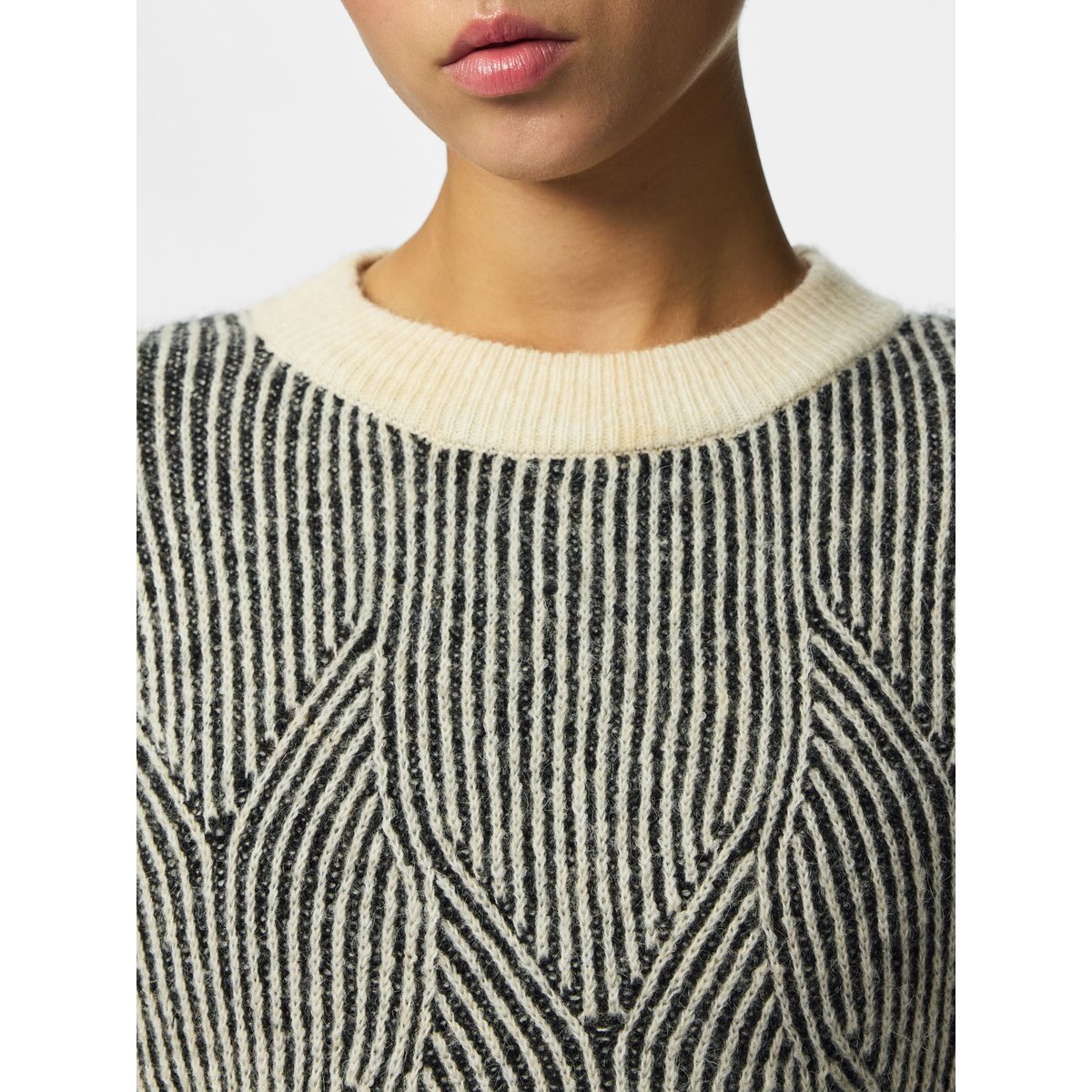 Pull col rond, manches ballon whitecap gray 1, PIECES