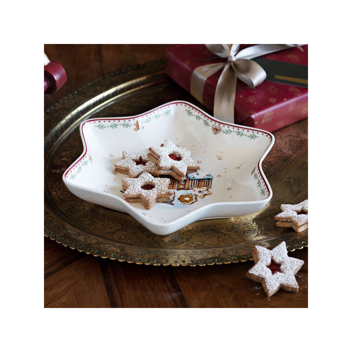 Coupe Étoile Moy., Village En Pain D'ép. WINTER BAKERY DELIGHT couleur unique, VILLEROY & BOCH