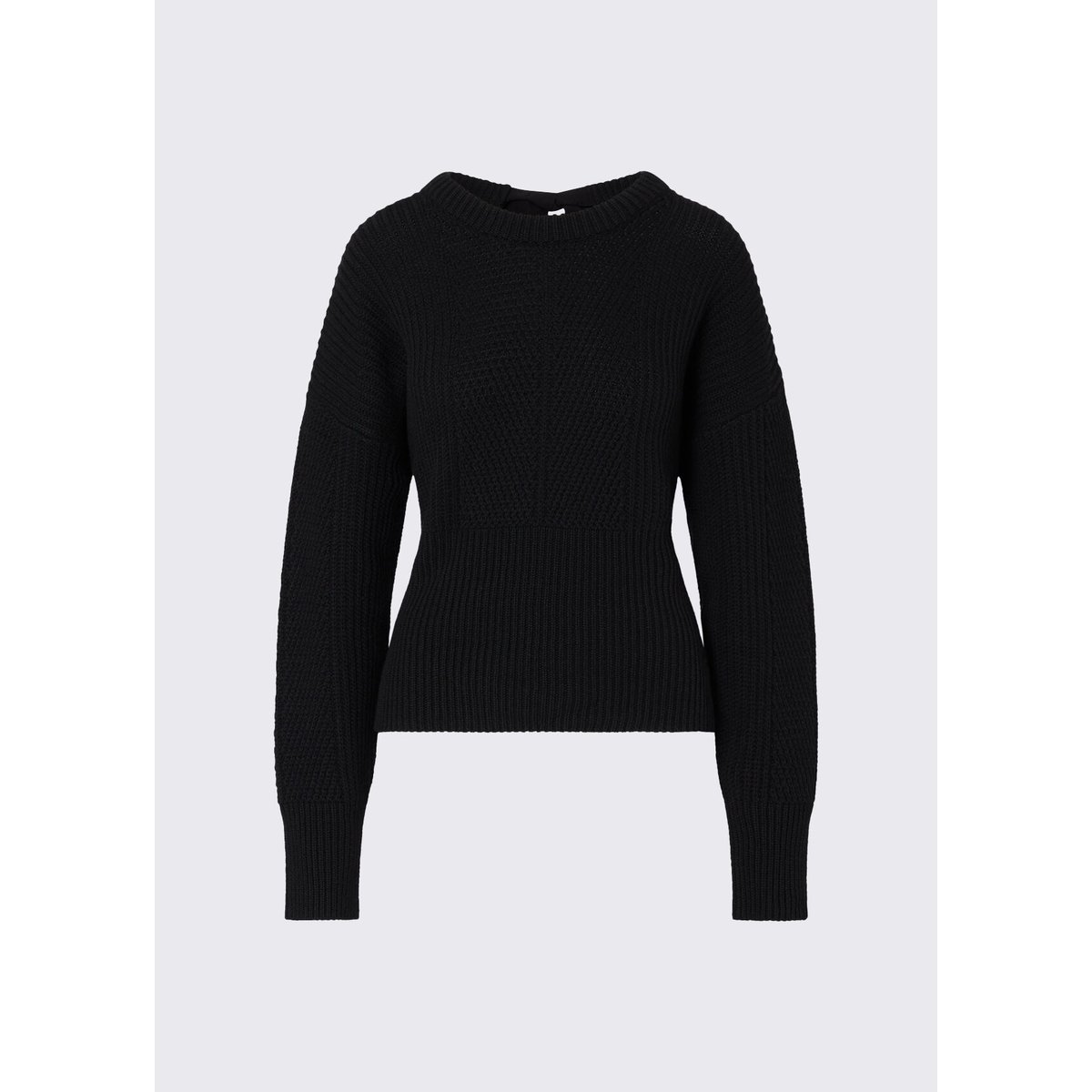 Maille en laine avec nœud noir, LIU JO