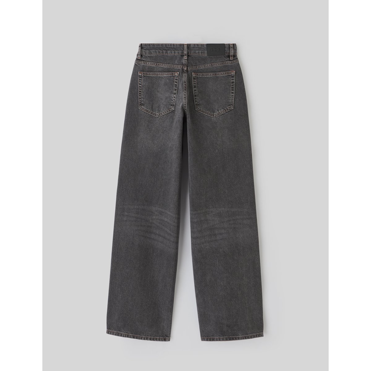 Jean wide leg taille basse noir, BZB