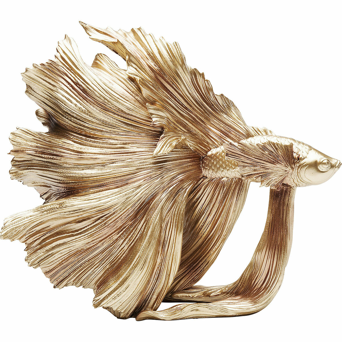 Figurine décorative Betta Fish doré petit doré, KARE DESIGN