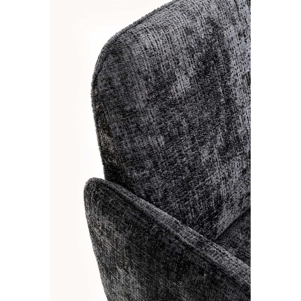 Chaise avec accoudoirs pivotante, TABEA gris, KARE DESIGN