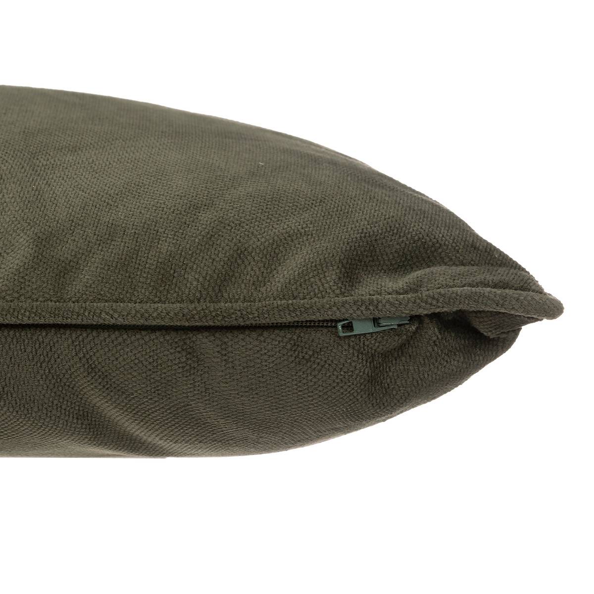 Coussin déhoussable LILOU vert kaki, ATMOSPHERA