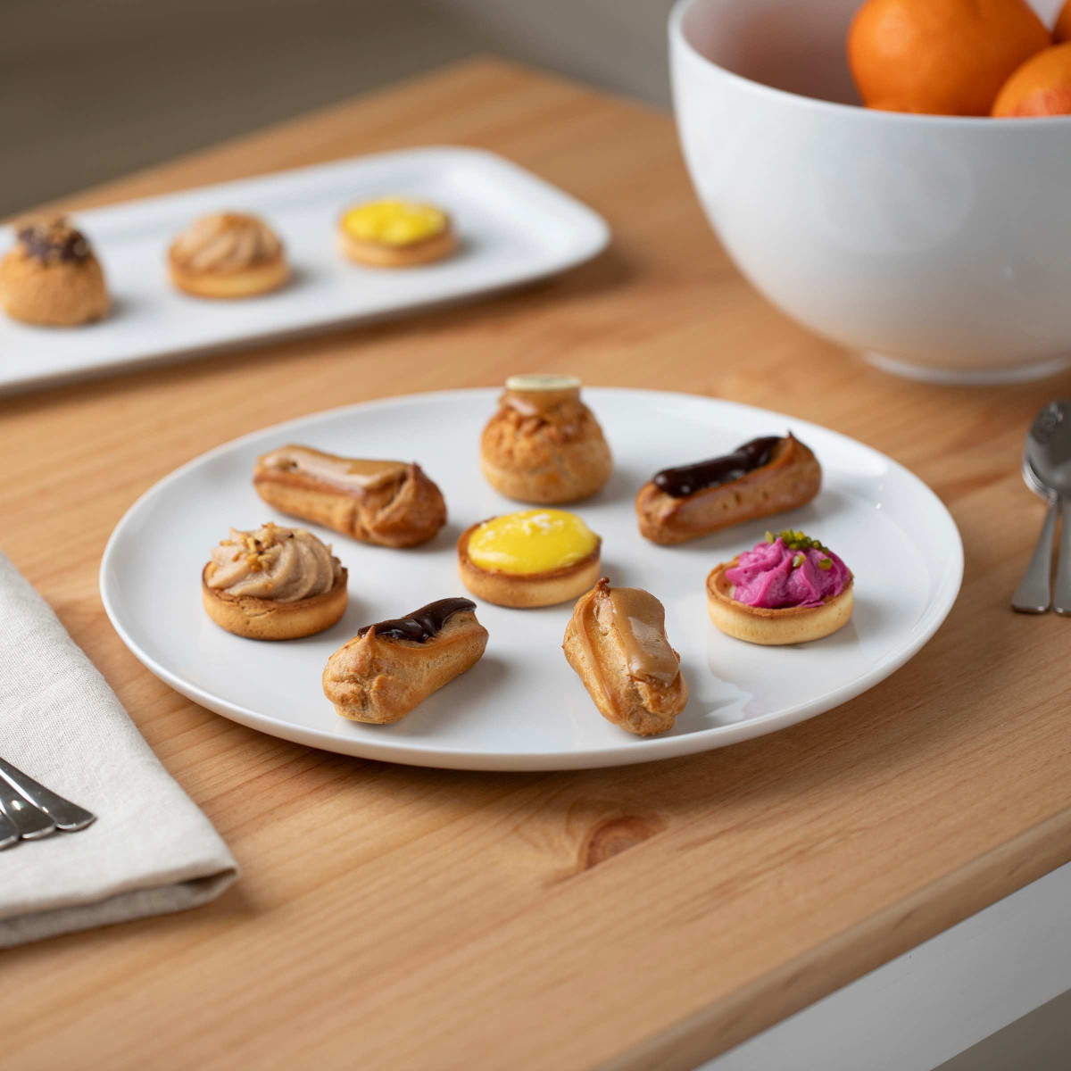 Plat à tarte 30 cm - CÔME blanc, MEDARD DE NOBLAT