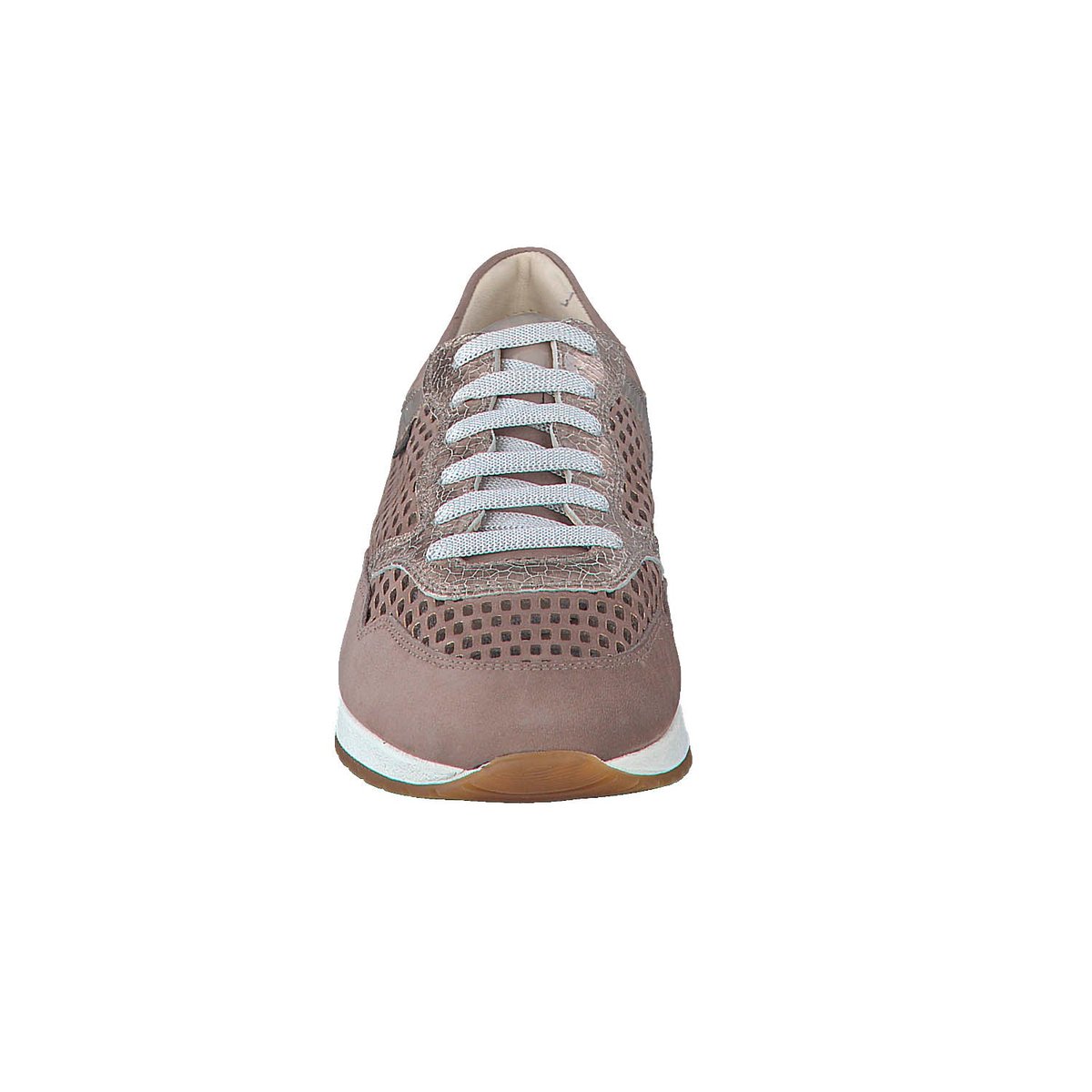 Baskets en cuir NAPOLIA taupe p5122, MEPHISTO