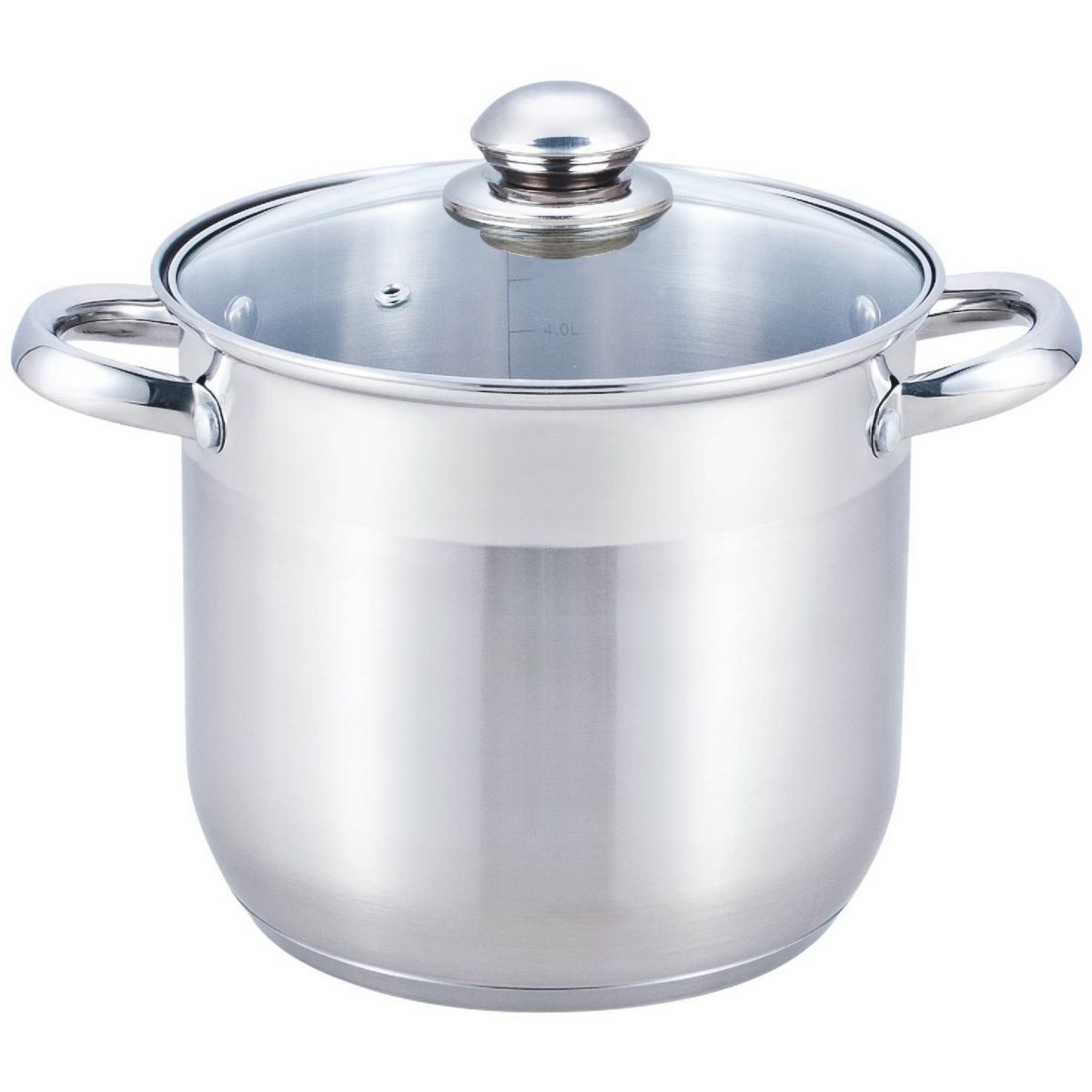 Marmite 20cm inox avec couvercle inox, ESSENTIEL B
