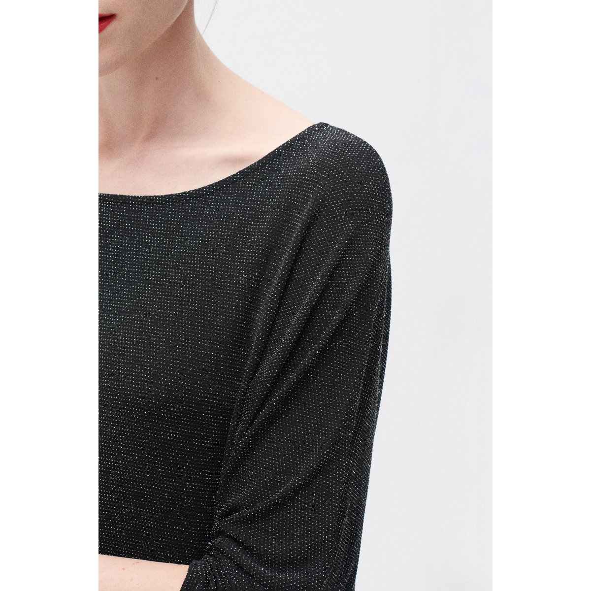 T-shirt loose élégant FRANNY gris argent, CAROLL
