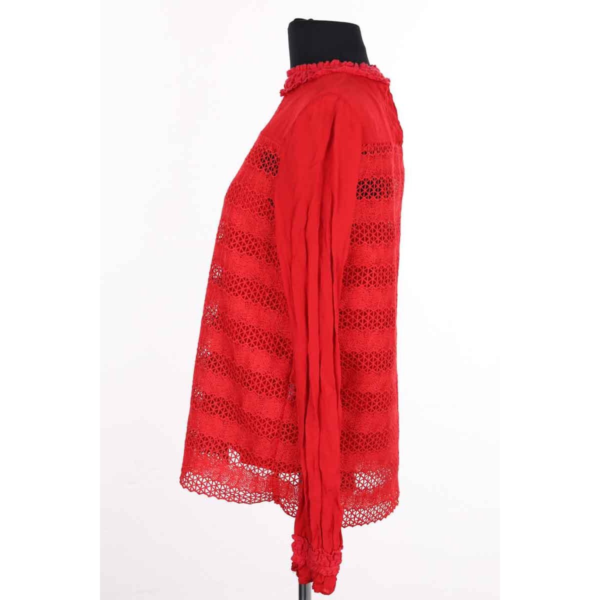 Blouse - Très Bon État rouge, MAJE