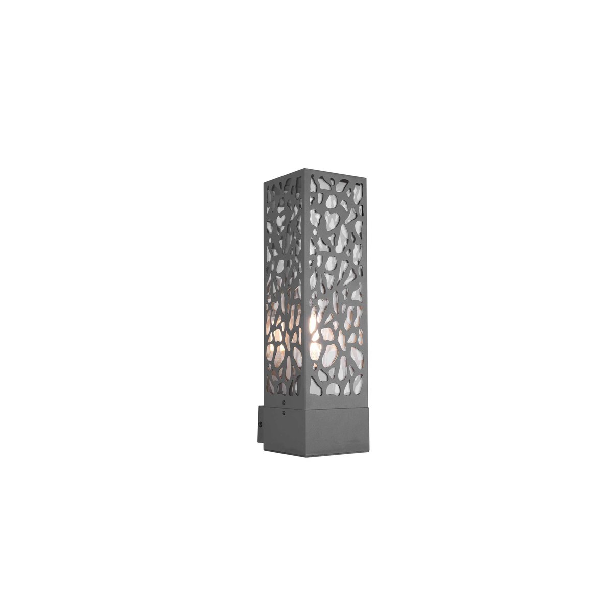 Applique extérieur moderne métal Cooper anthracite, TRIO