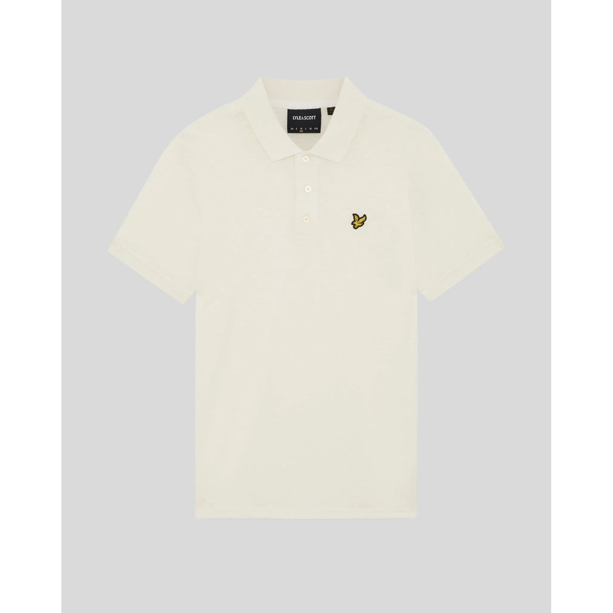 Polo en coton fin slub beige glace, LYLE & SCOTT