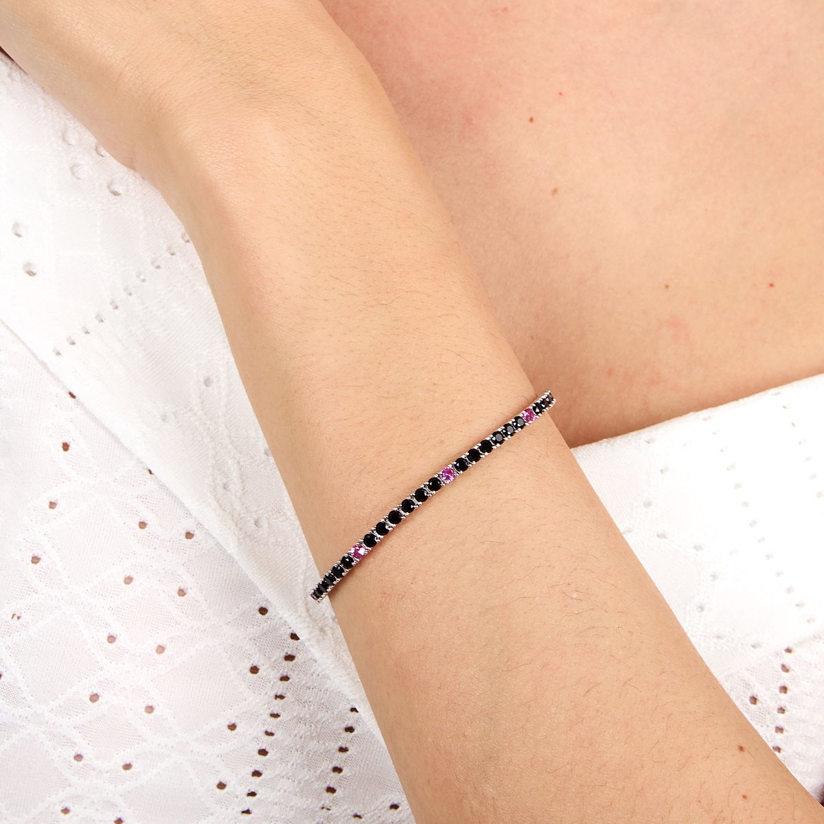 Bracelet TESORI argent/violet, MORELLATO