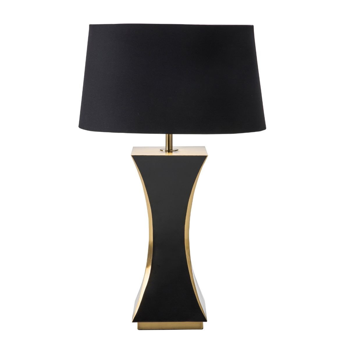 Lampe en métal noire et doré H 62cm - VALERY noir, SIGNATURE
