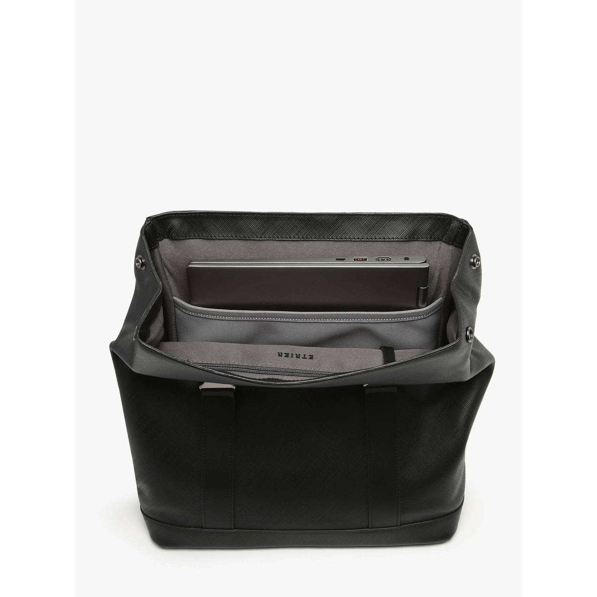 Sac à dos business Flèche 1 compartiment + PC 15" noir, ETRIER