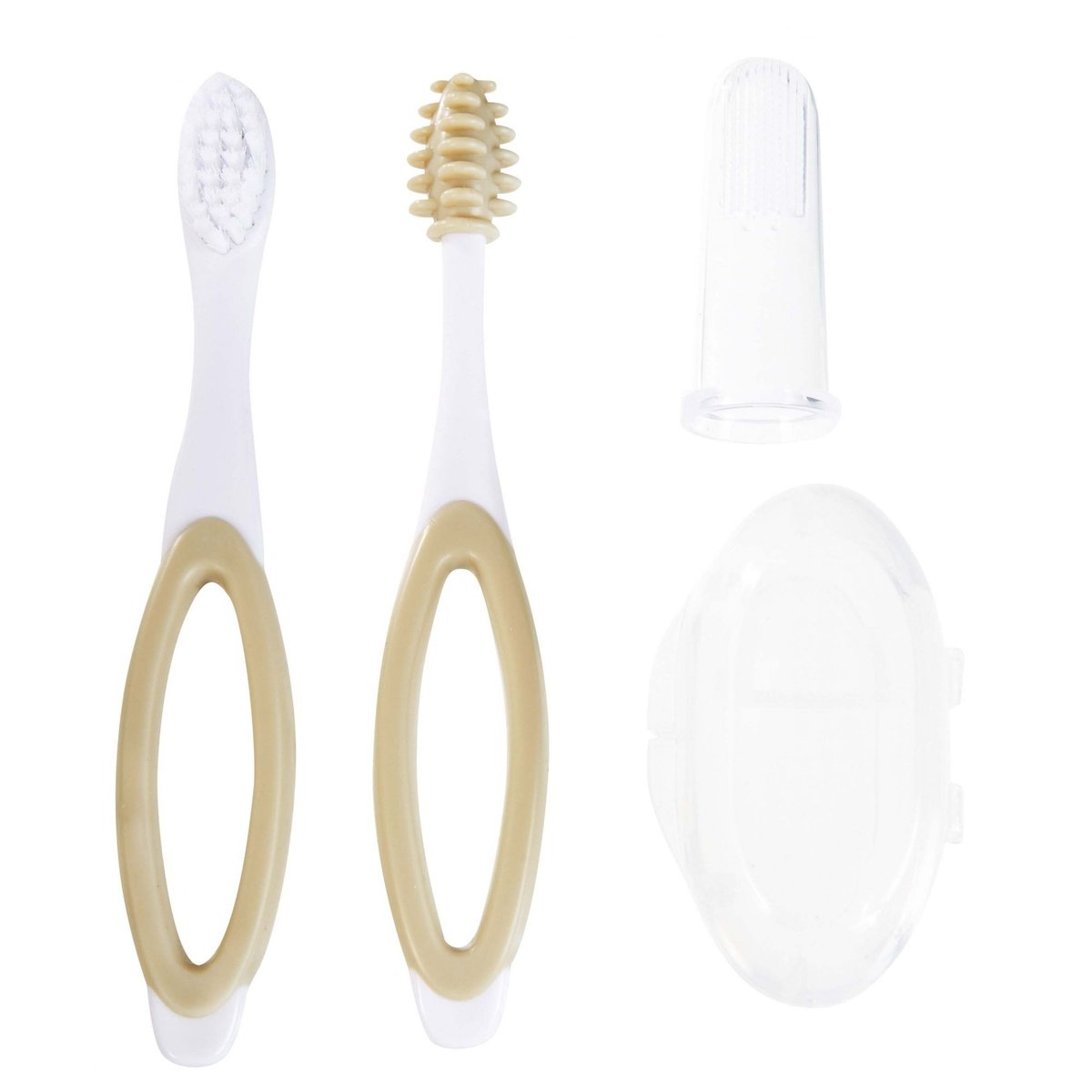 Set de 3 Brosses à Dents blanc, TIGEX