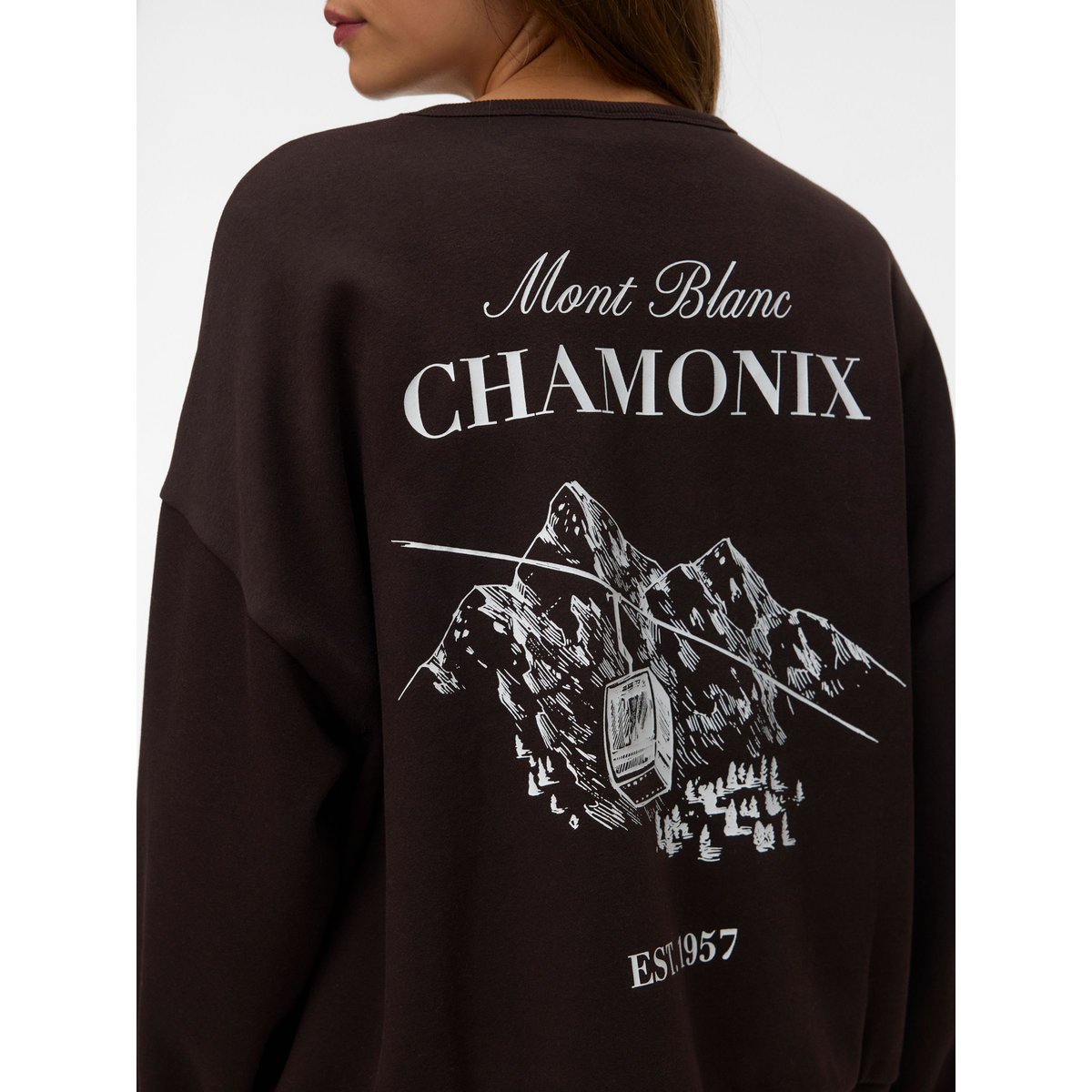 Sweat-Shirt marron - chocolate torte 1, VERO MODA