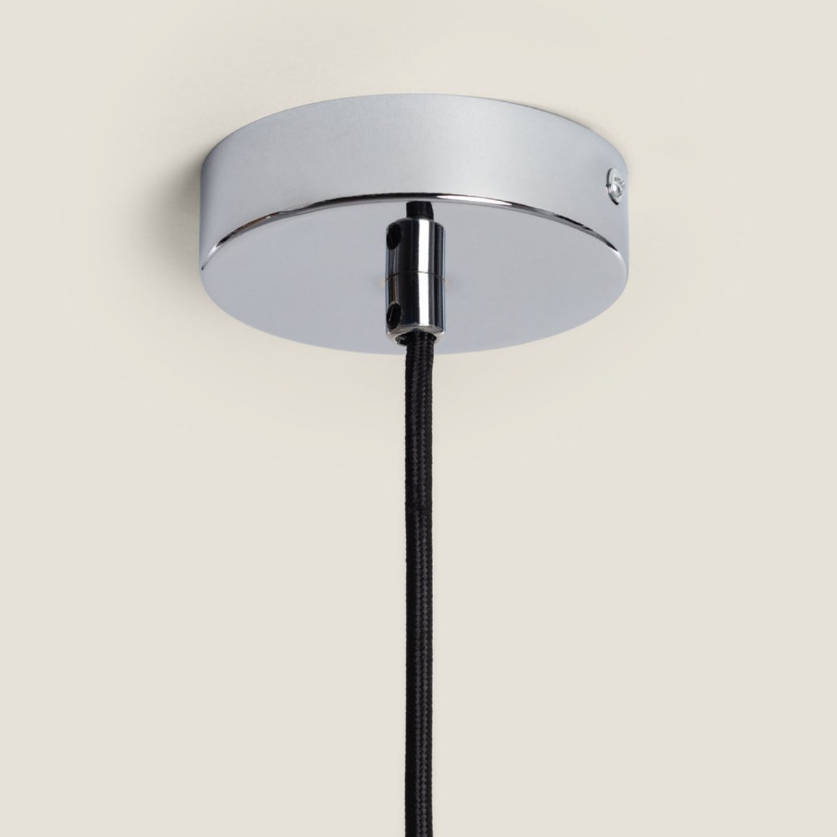 Suspension ronde en verre 30cm- ELLA taupe, DRAWER