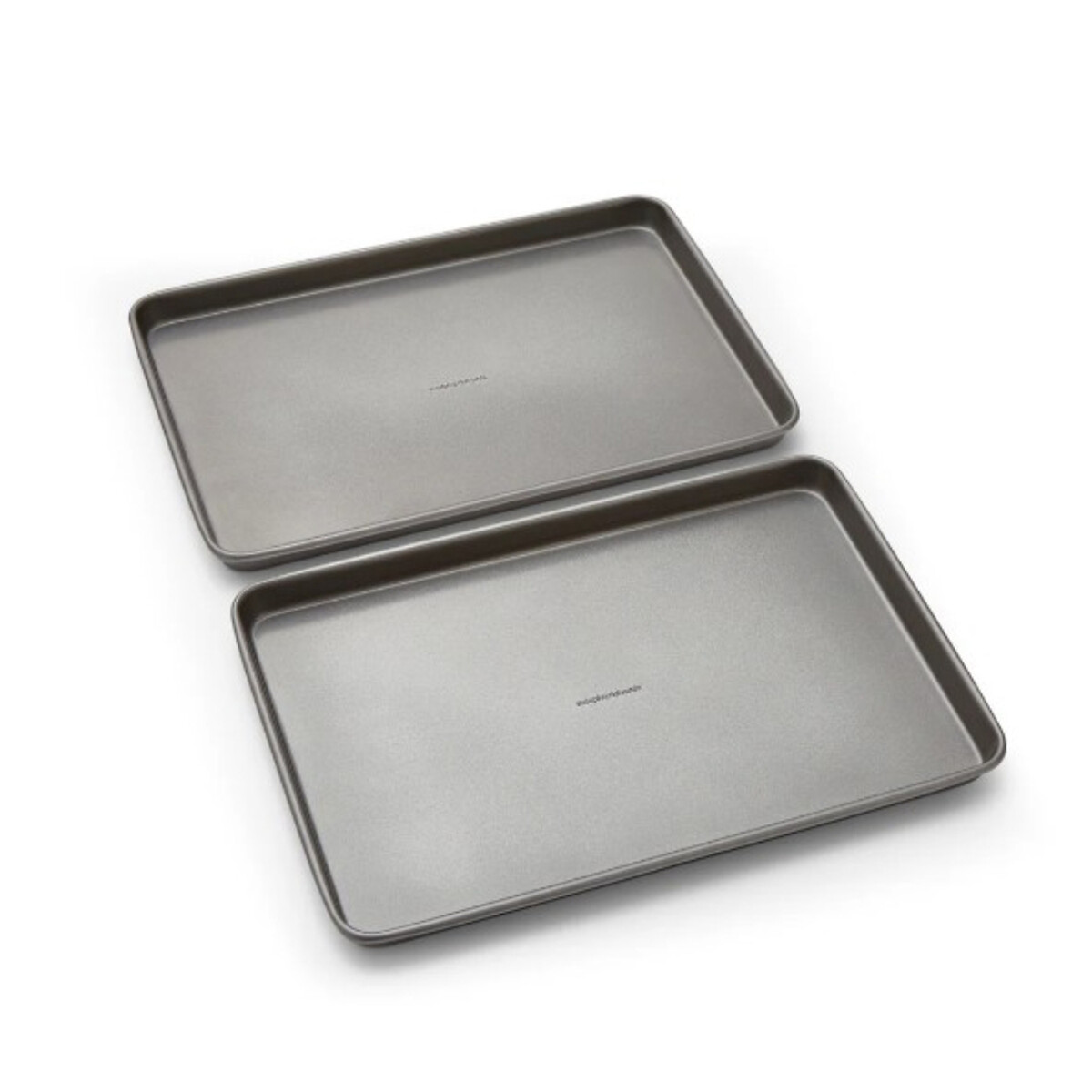 2-Piece Large Oven Tray Set grey, MORPHY RICHARDS