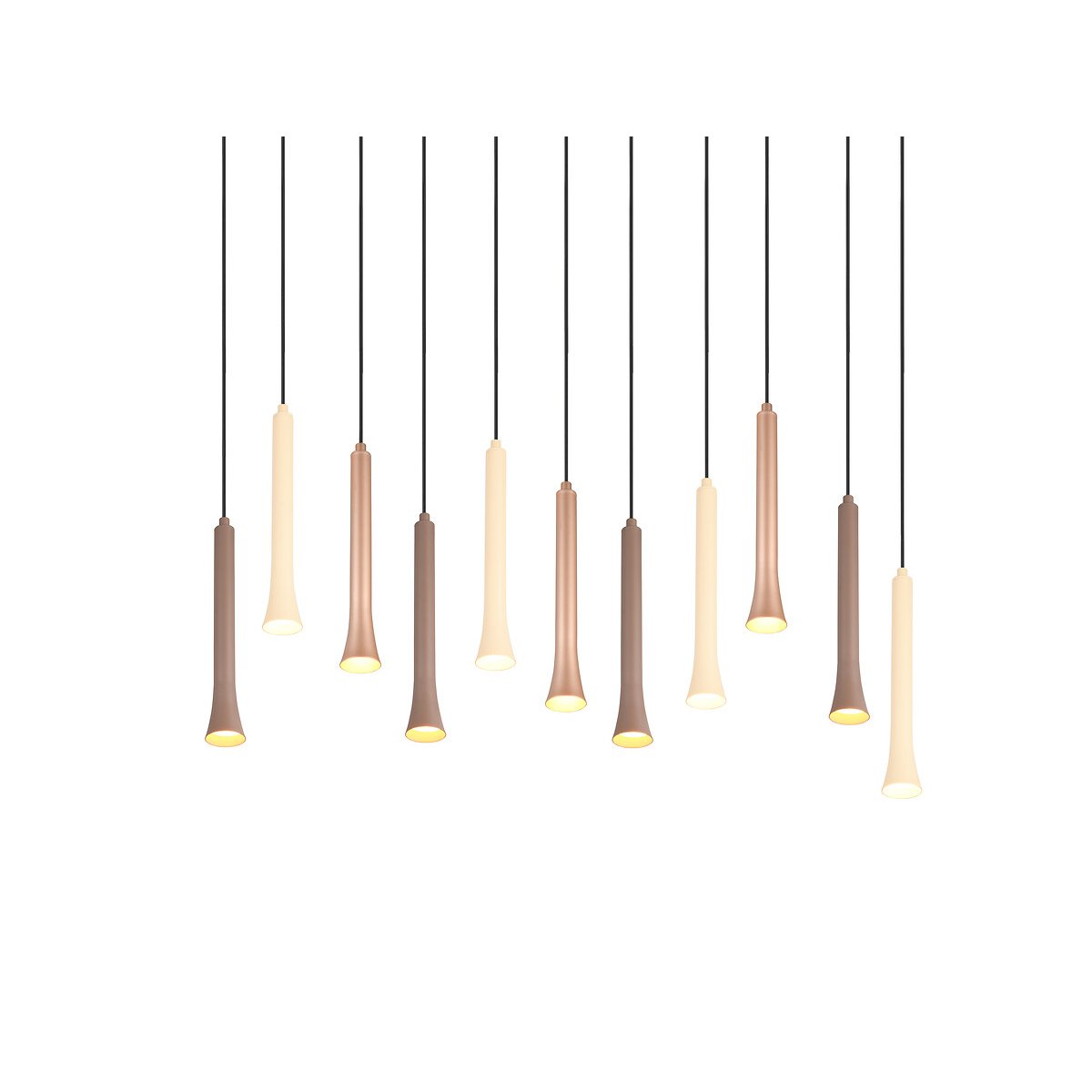 Suspensão Fiato, da Trio Lighting castanho, TRIO LIGHTING