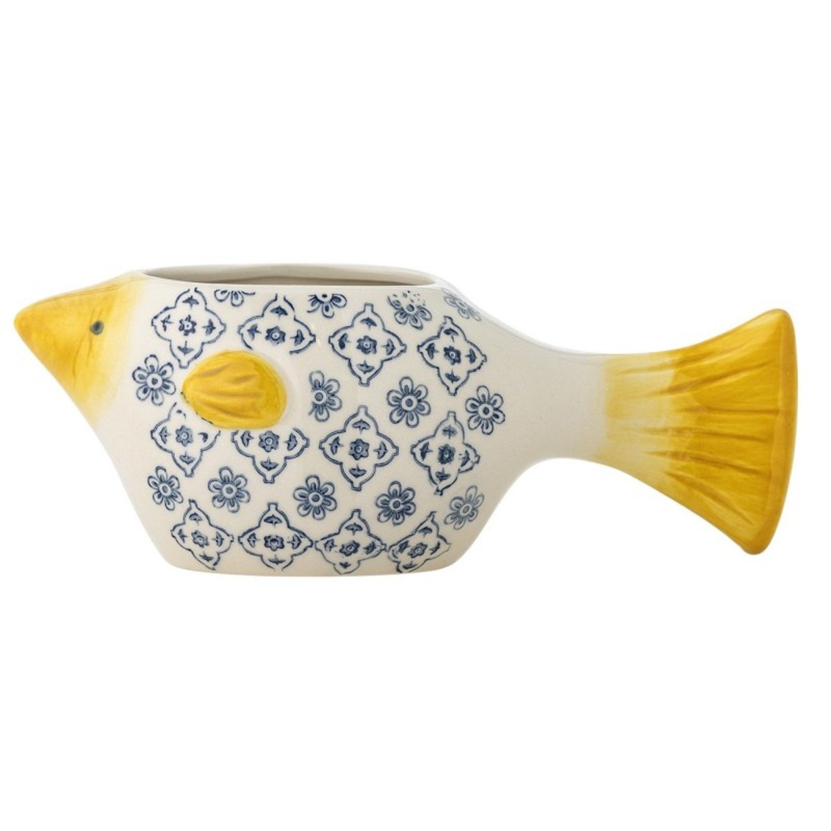 Cache-pot poisson grès peint  Wrenna multicolore, BLOOMINGVILLE