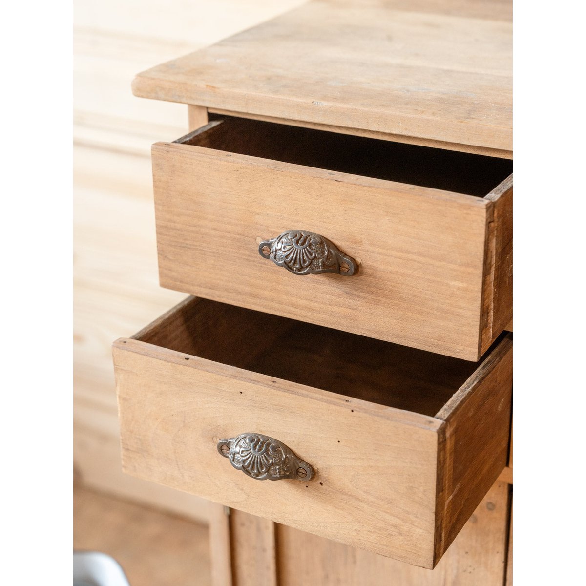 Meuble de métier en bois Fernand N°404 - Bon état bois clair, DEBONGOUT