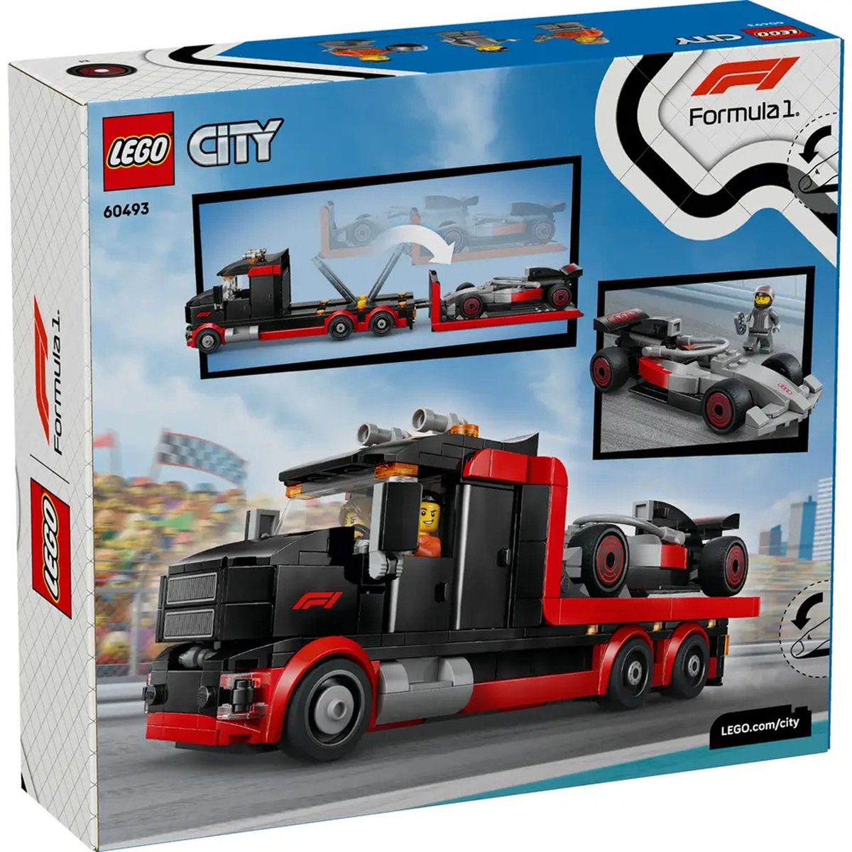 City Camion de F1® avec voiture de course de F1® Audi multicolore, LEGO