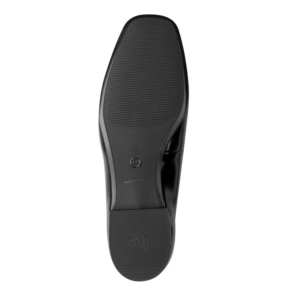 Ballerine talon bloc noir, TAMARIS