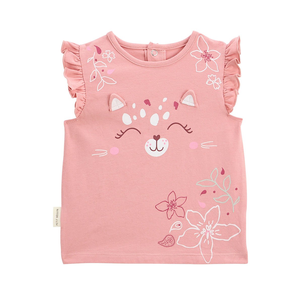 Pyjama short enfant 2 pièces Arizona rose, PETIT BEGUIN