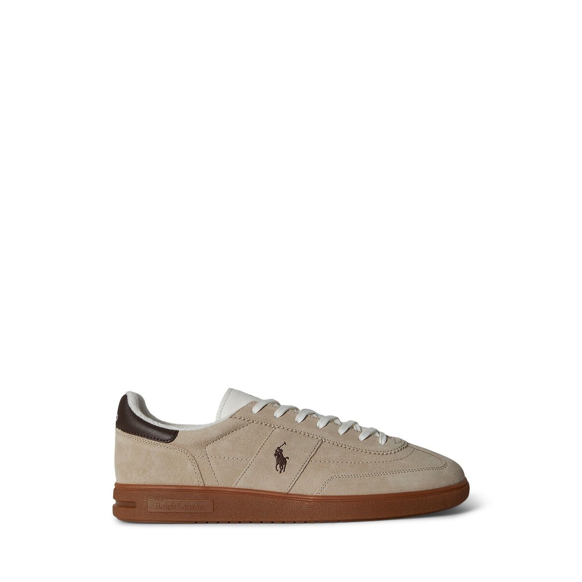 Sapatilhas em pele camurça, BEDFORD toupeira, POLO RALPH LAUREN