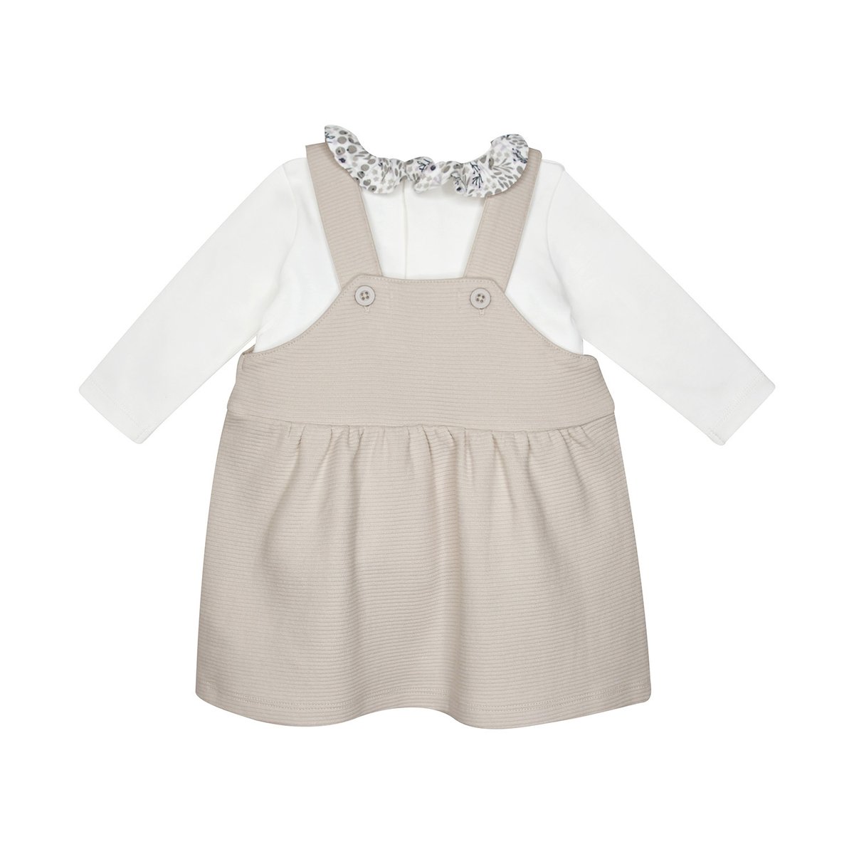 Tshirt robe sherifa maille bebe beige, SUCRE D'ORGE