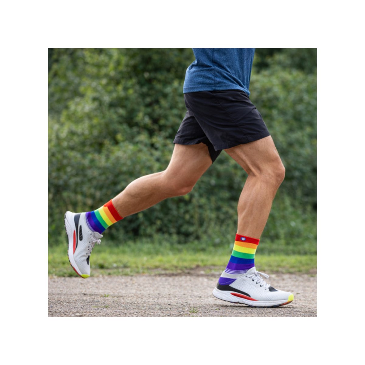 Mi-chaussettes Color Rainbow thyo multicolore, THYO