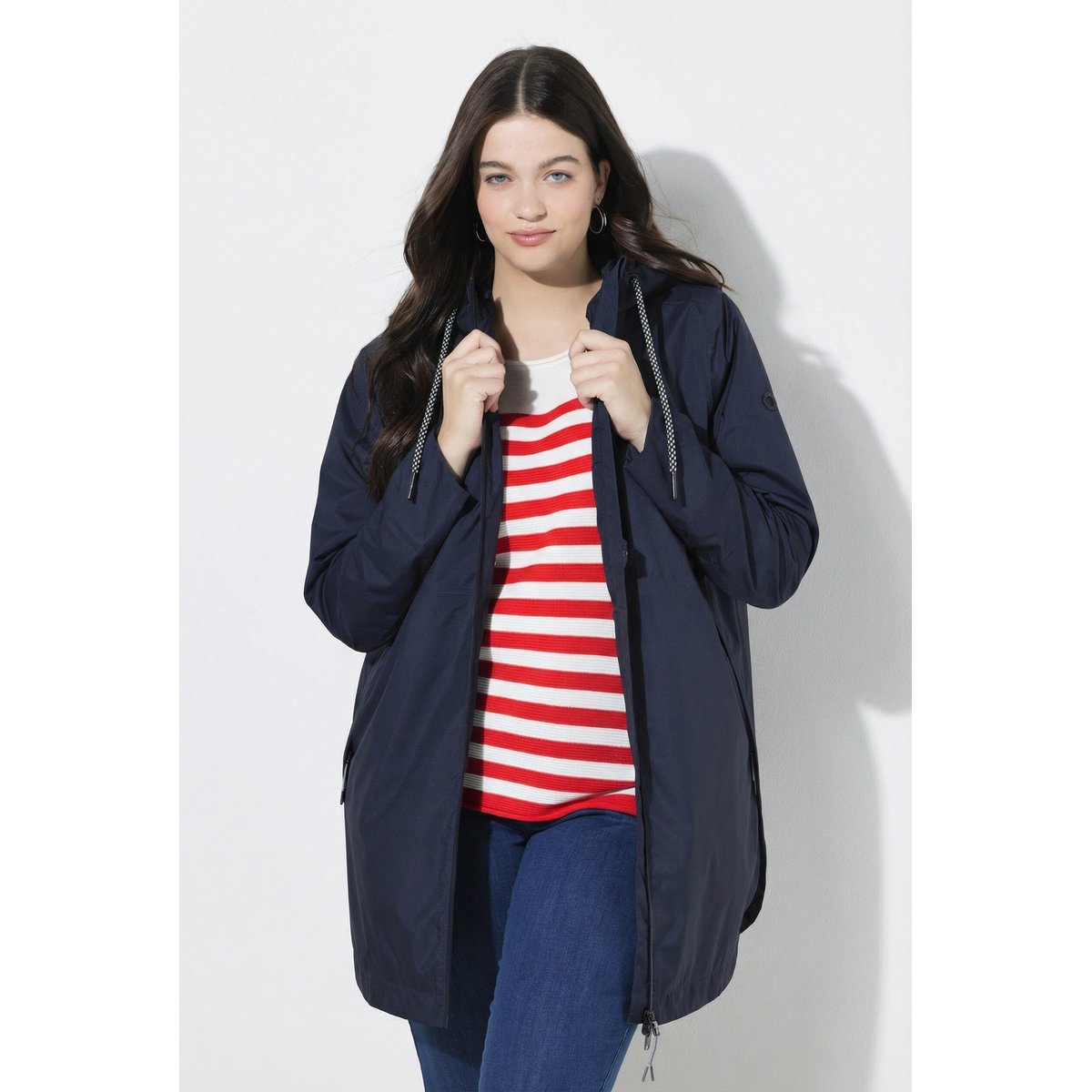 Veste technique HYPRAR à capuche marine, ULLA POPKEN