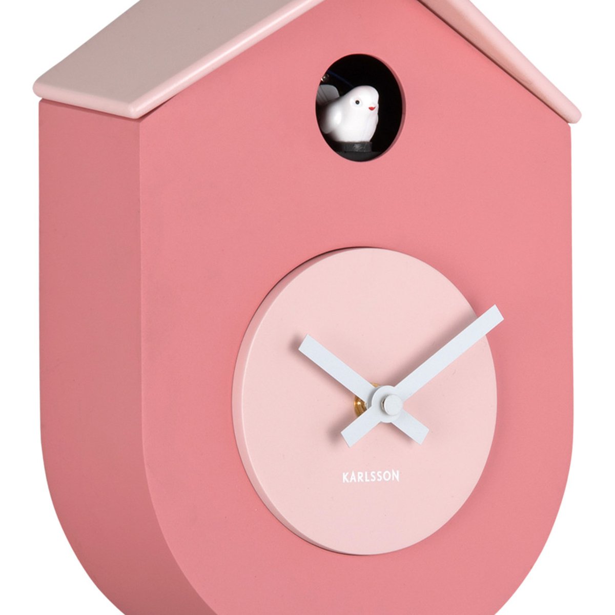 Horloge à pendule- GRATO CUCKOO rose, KARLSSON